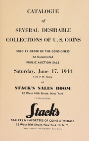 Cover of: Catalogue of several desirable collections of U.S. coins
