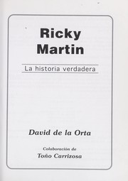 Cover of: Ricky Martin: la historia verdadera