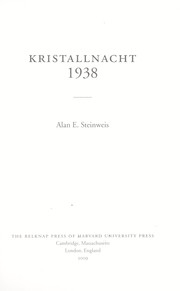 Cover of: Kristallnacht 1938