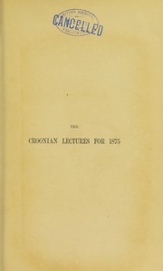 Cover of: On Addison's disease: being the Croonian lectures for 1875 delivered before the Royal College of Physicians ...