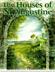 Cover of: The Houses of St. Augustine by Nolan, David