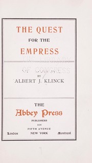 Cover of: The quest for the Empress