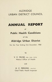 Cover of: [Report 1960] | Aldridge (England). Urban District Council
