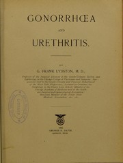 Cover of: Gonorrhoea and urethritis