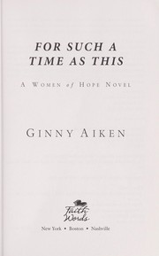 Cover of: For such a time as this