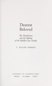 Cover of: Dearest beloved by T. Walter Herbert