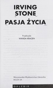 Cover of: Pasja z ycia by Irving Stone