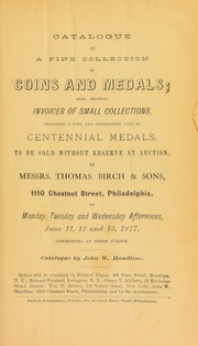 Cover of: Catalogue of a fine collection of coins and medals