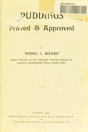 Cover of: Puddings by Mabel I. Rivers