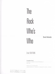 Cover of: The rock who's who by Brock Helander