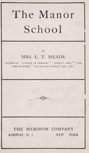Cover of: The Manor school