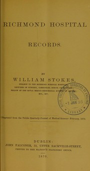 Cover of: Richmond Hospital records