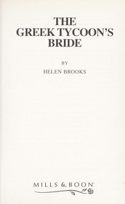 Cover of: The Greek Tycoons Bride (Harlequin Large Type)