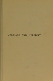 Cover of: Marriage and heredity | John Ferguson Nisbet