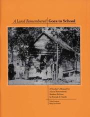 Cover of: A Land Remembered (Teacher's Manual for Student Edition)
