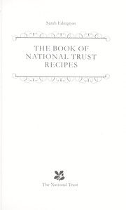 Cover of: The book of National Trust recipes