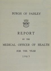 Cover of: [Report 1963]
