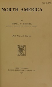 Cover of: North America by Israel C. Russell