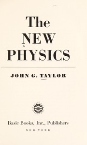 Cover of: The new physics