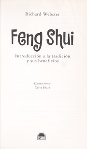 Cover of: Feng shui by Webster, Richard