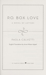 Cover of: P.O. Box love: a novel of letters