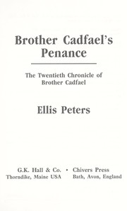 Cover of: Brother Cadfael's penance by Edith Pargeter