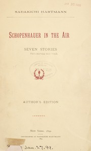 Cover of: Schopenhauer in the air: seven stories