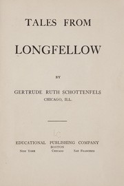 Cover of: Tales from Longfellow
