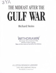 Cover of: The Mideast after the Gulf War