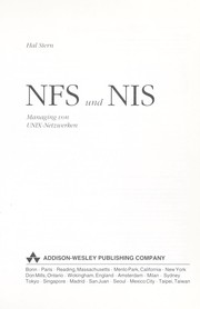 Cover of: NFS und NIS: Managing von UNIX-Netzwerken