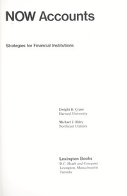 Cover of: NOW accounts: strategies for financial institutions
