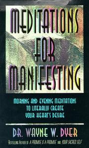 Cover of: Meditations for Manifesting