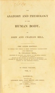 Cover of: The anatomy and physiology of the human body. by Bell, John