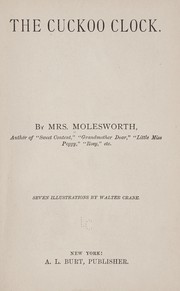 Cover of: The cuckoo clock by Mary Louisa Molesworth