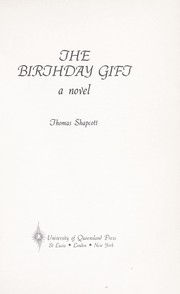 Cover of: The birthday gift : a novel by 