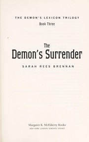 Cover of: The demon's surrender
