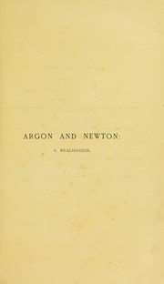 Cover of: Argon and Newton: a realisation