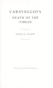 Cover of: Caravaggio's Death of the Virgin by Pamela Askew