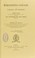 Cover of: Whooping-cough : its pathology and treatment : a prize essay, to which the Medical Society of London awarded the Fothergillian Gold Medal for 1881