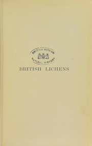 Cover of: A handbook of the British lichens by British Museum (Natural History). Department of Botany