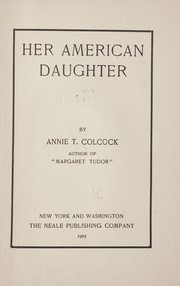 Cover of: Her American daughter