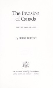 Cover of: The invasion of Canada