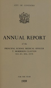 Cover of: [Report 1959] by Coventry (England). City Council