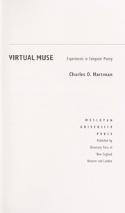 Cover of: Virtual muse : experiments in computer poetry by 