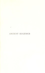 Cover of: Ancient eugenics by Allen G. Roper