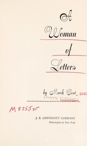 Cover of: A woman of letters