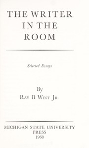 Cover of: The writer in the room