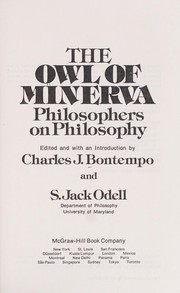 Cover of: The Owl of Minerva, philosophers on philosophy