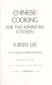 Cover of: Chinese cooking for the American kitchen