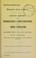 Cover of: Second report on the deoderisation of sewer emanations and on sewer ventilation. With appendix containting detailed reports by Sir. H. Roscoe's assistant